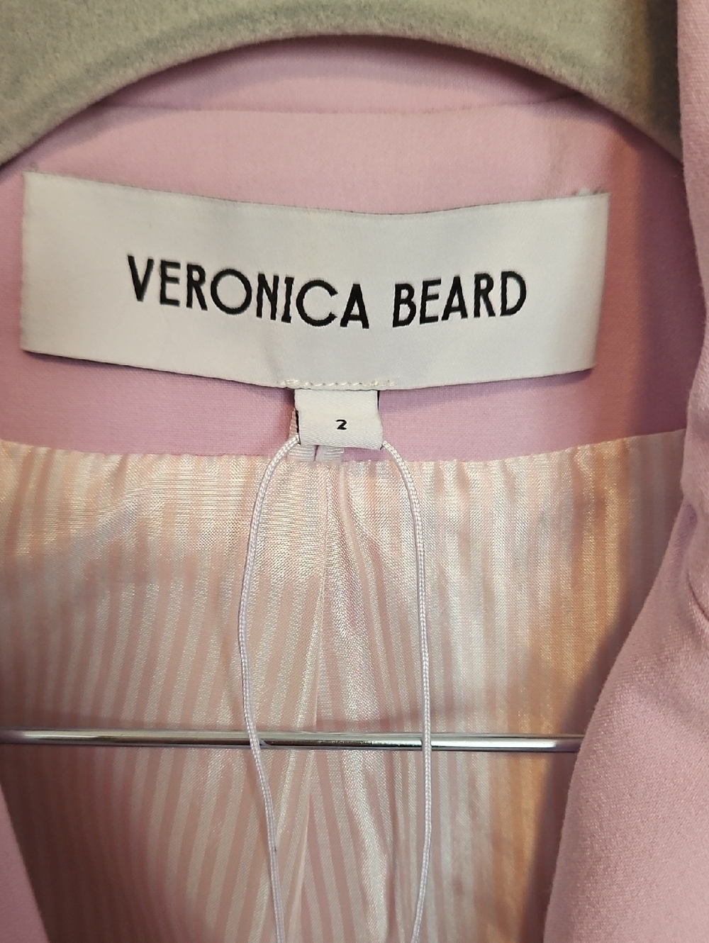 NWOT Veronica beard Barely Orchard  Miller Dickey blazer jacket US 2 - Picture 3 of 9